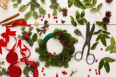 Yaratıcı DIY hobi. El yapımı craft Noel dekorasyon