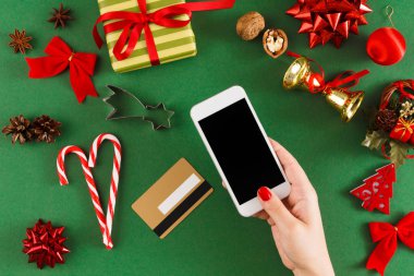 Noel online alışveriş arka plan