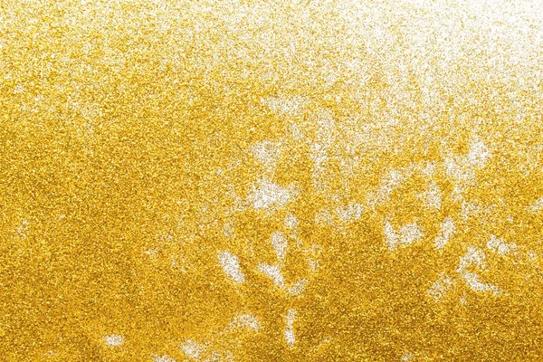 Goldener Glitzersand, abstrakter Hintergrund. — Stockfoto