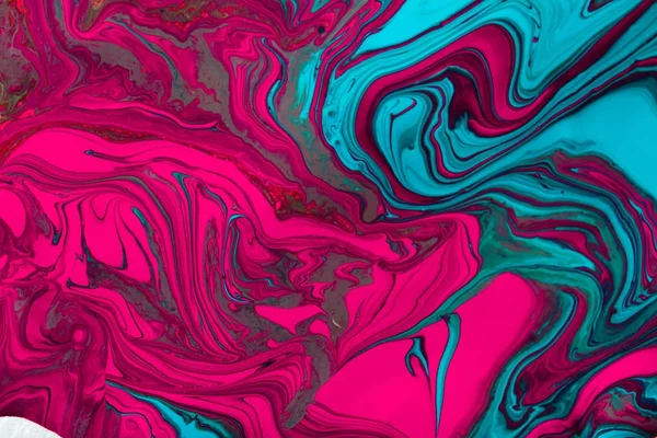 Fondo de pintura acrílica líquida. Pintura fluida textura abstracta —  Fotos de Stock