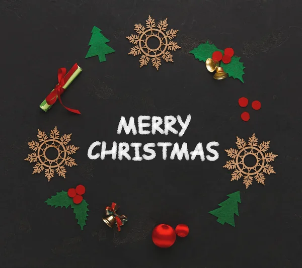 God julhälsning, dekoration bakgrund — Stockfoto