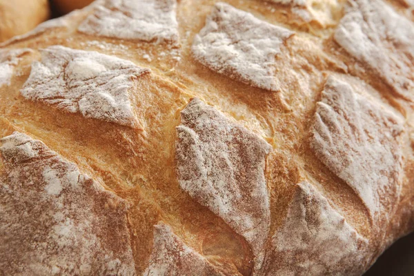 Textura de pan de fondo, primer plano de pan de baguette — Foto de Stock