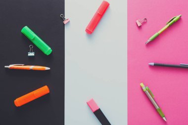 Yaratıcı çalışma alanı, ileti örneği Üstten Görünüm