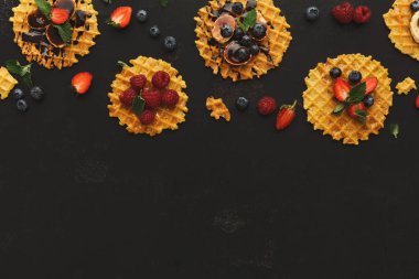 Meyve, Kahvaltı arka plan ile gözleme