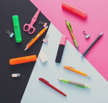 Yaratıcı çalışma alanı, ileti örneği Üstten Görünüm