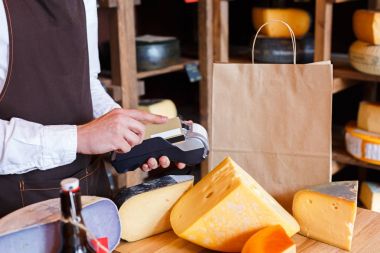 Peynir tezgâhtar manyetik kredi kartı