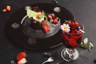 Restaurant, özel köpük tatlı hizmet