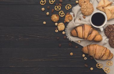 Mockup kopya alanı rustik ahşap fırın için