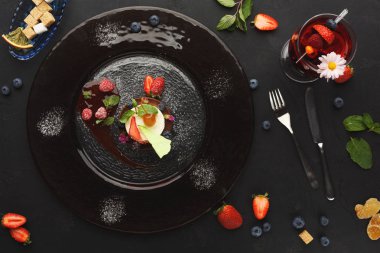 Restaurant, özel köpük tatlı hizmet