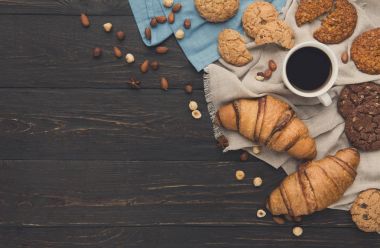 Mockup kopya alanı rustik ahşap fırın için