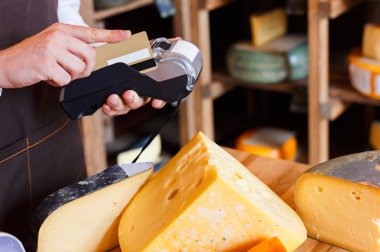 Peynir tezgâhtar manyetik kredi kartı