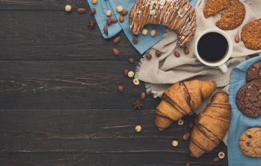 Mockup kopya alanı rustik ahşap fırın için