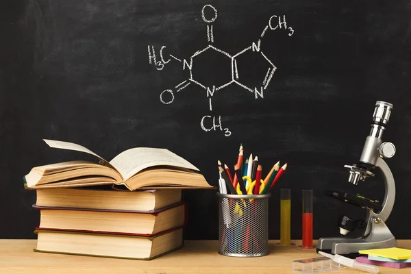 回到学校概念背景 — 图库照片