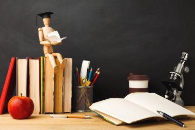 Geri okul kavramsal arka plan için