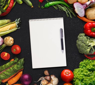 Mockup sağlıklı yemekler yemek tarifleri için