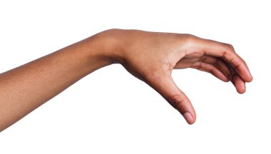 Bir şey, malzeme çekme el kesme