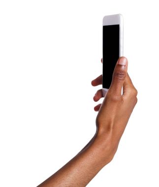 Smartphone ile kadın alarak resmi