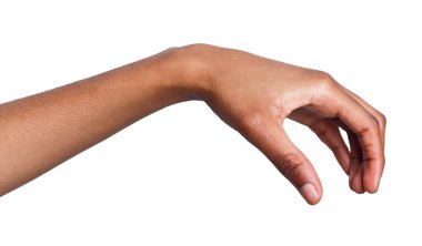 Bir şey, malzeme çekme el kesme