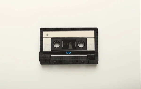 Vintage Audio Kassette isoliert auf weißem Hintergrund — Stockfoto