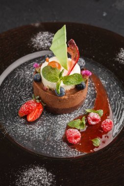 Restaurant, özel köpük tatlı hizmet