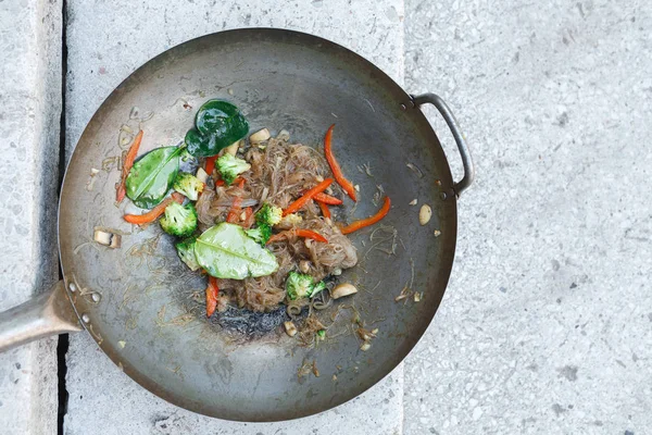 Comida asiática en primer plano restaurante —  Fotos de Stock