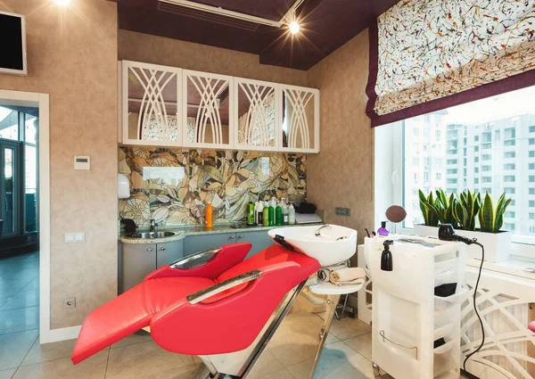 Modern beauty studio interior