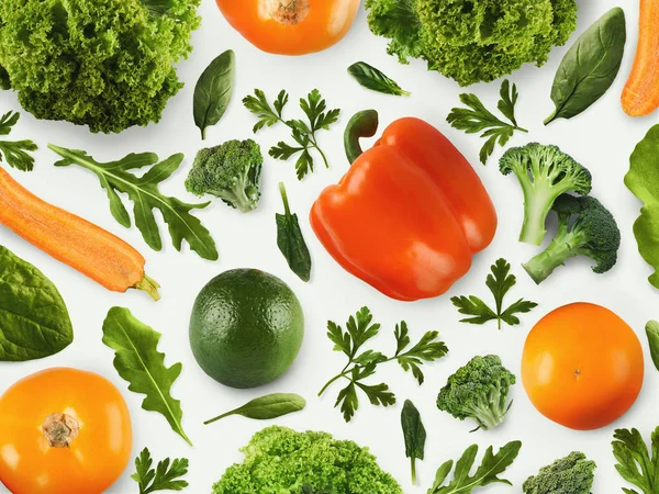 Collage of various vegetables on white background, isolated — Stock Image Collage of various vegetables on white background, isolated Royalty Free Stock Images