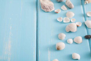 Deniz mavi ahşap, deniz tatil arka plan üzerinde