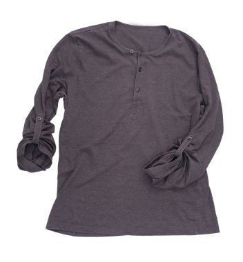 Siyah şablon erkek sweatshirt izole