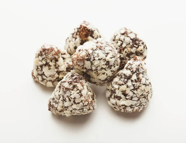 Cukorka, csokoládé isolaed, fehér — Stock Fotó