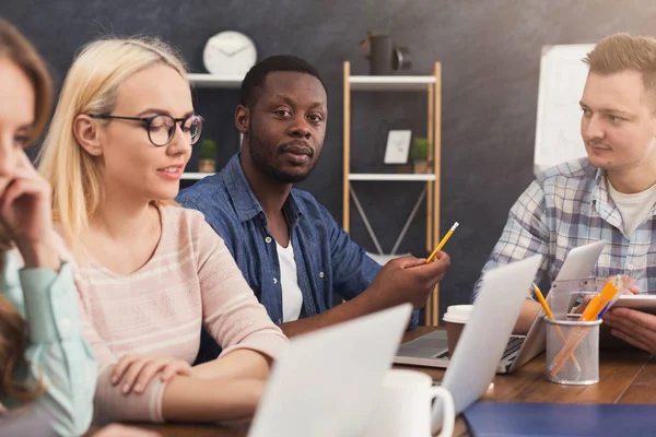 Programmers working in software developing company — Stock Photo, Image