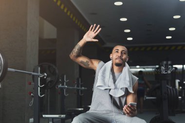 Sporcu kulaklık müzik telefon seçin