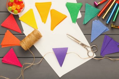 DIY tatil arka plan, doğum günü parti süsleri