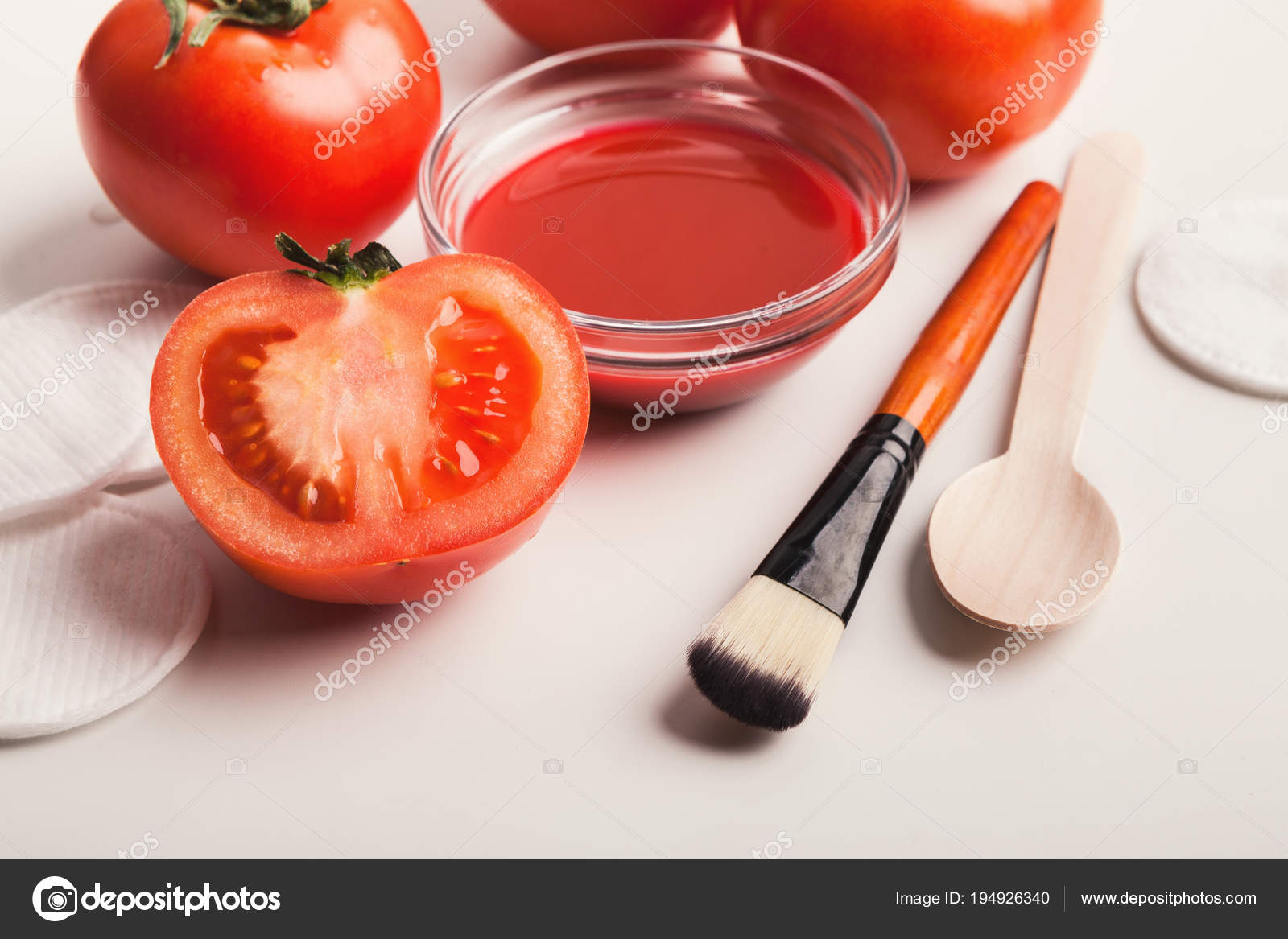 Download Handmade Tomato Face Mask For Home Skin Care Stock Photo C Milkos 194926340 PSD Mockup Templates