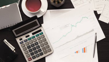 Çalışma alanı hesap makinesi ve iş listeleri