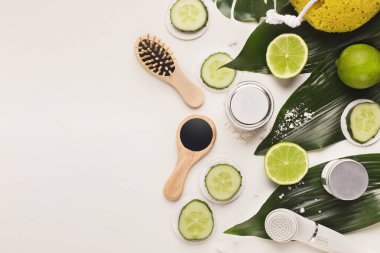 Ev ya da salon kaplıca tedavisi için doğal kozmetik