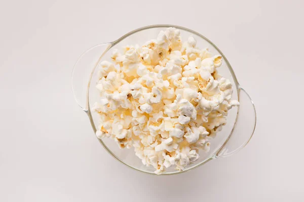 Popcorn bowl isolated on white background — Stock Photo, Image