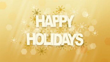 Mesajlı lüks tebrik kartı Mutlu Tatiller