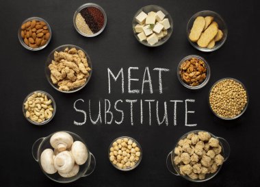 Tahtadaki vegan protein kaynaklarının çeşitliliği