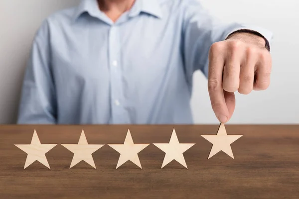 Il miglior concetto eccellente di customer experience per i servizi alle imprese — Foto Stock