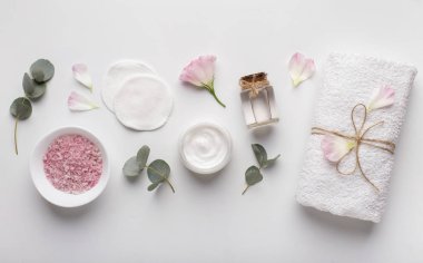 Spa, güzellik kozmetik ve vücut bakımı konsepti