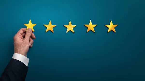 Review, low, bad rating or ranking, evaluation and classification concept — Stock Photo, Image
