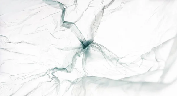 Plastiktütenhintergrund mit weißem Licht, Kopierraum, Panorama — Stockfoto