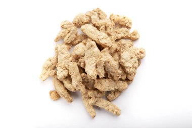 Soya et şeritleri bölümü beyaz arkaplanda izole