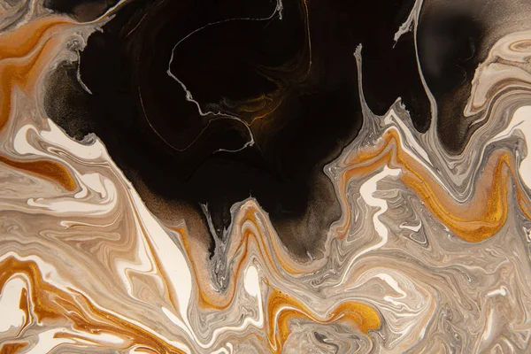 Brun marmorering färg bakgrund. Målning av abstrakt struktur — Stockfoto