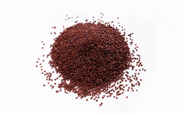 Universal product for any dishes is Red quinoa — стокове фото
