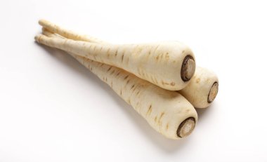 Useful product is radish, close up, empty space