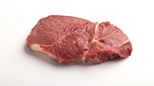 Un pezzo di carne per uno spazio libero da bistecche — Foto Stock