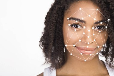 Afro-Amerikan kadınlarının tanınması için beyaza izole edilmiş bir ağ örülmesi gerekir. Boşluk alanı