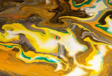 Bright khaki marble background. Ink marble texture.